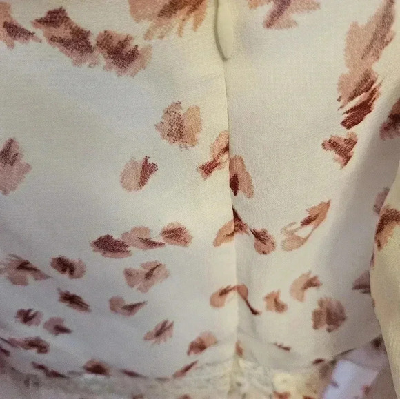 ASOS Designs Tiered Ruffle Floral Cocktail Dress sz 14 NWOT - Picture 5 of 7